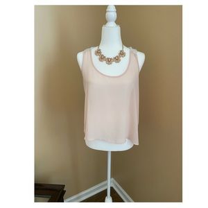 Forever 21 Sheer Pink Blouse